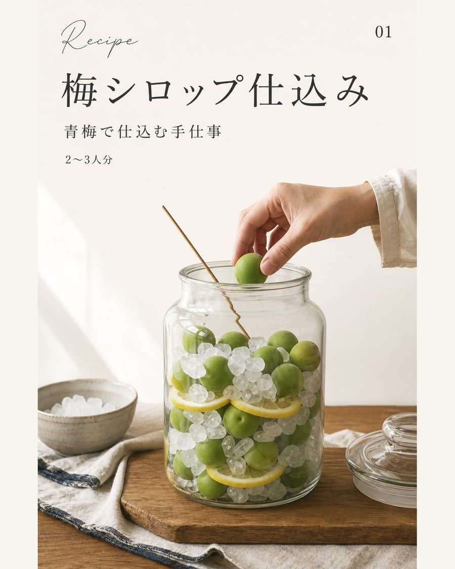 梅シロップ仕込み｜真空保存しやすい作り置きレシピ（STOQジャーナル）