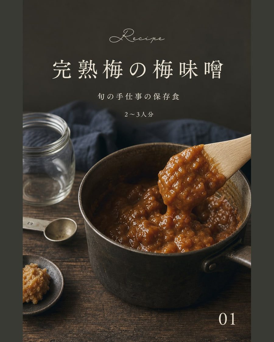 完熟梅の梅味噌｜真空保存しやすい作り置きレシピ（STOQジャーナル）