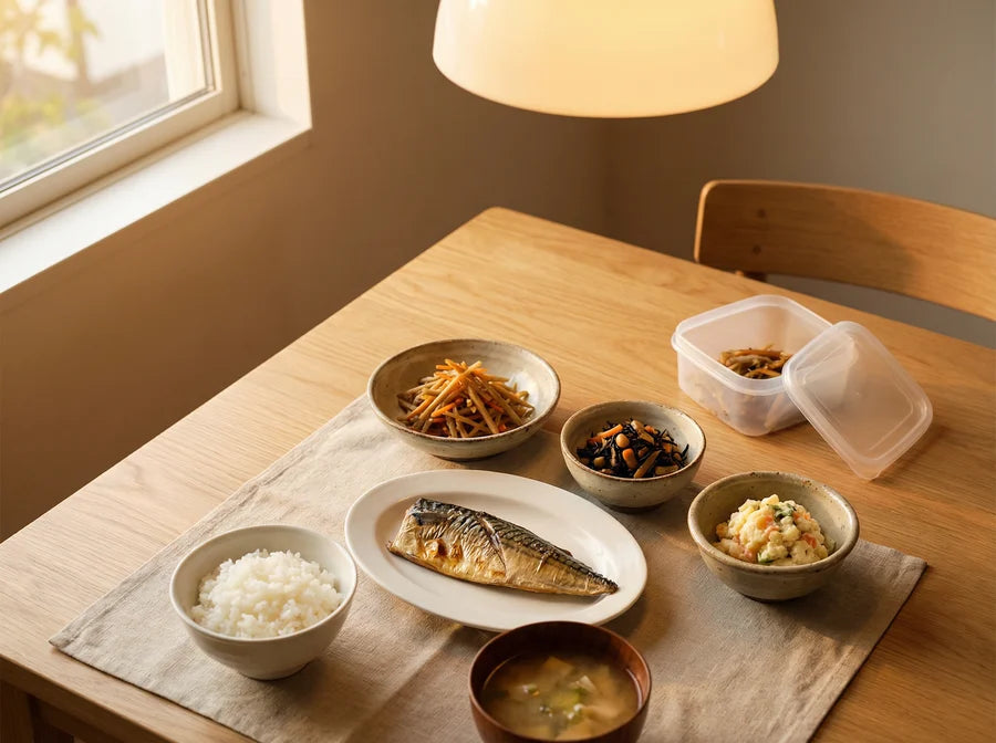 料理を小鉢に盛り付けた日々の食卓